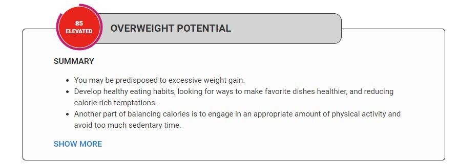 dna testing for weight loss diets