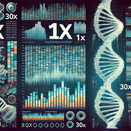 1x Whole Genome Sequencing vs 30x WGS