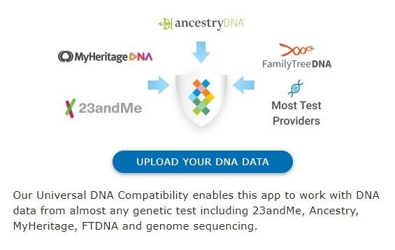 upload dna data