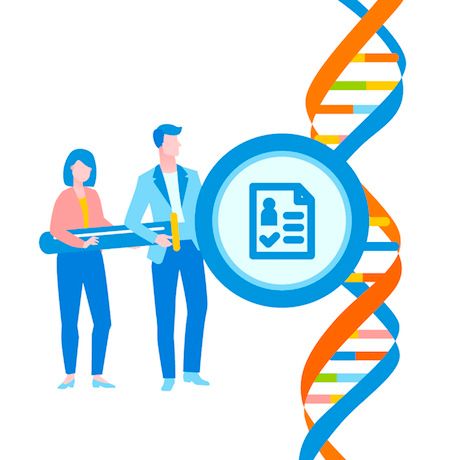 what does a dna report look like