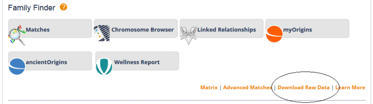How to download Family Tree DNA data